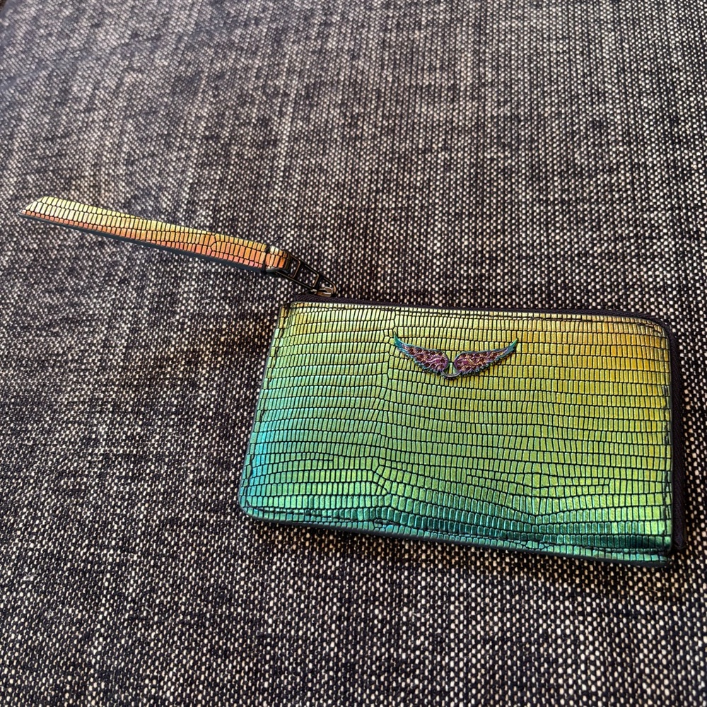 Zadig & Voltaire ZV Card Holder in Rainbow